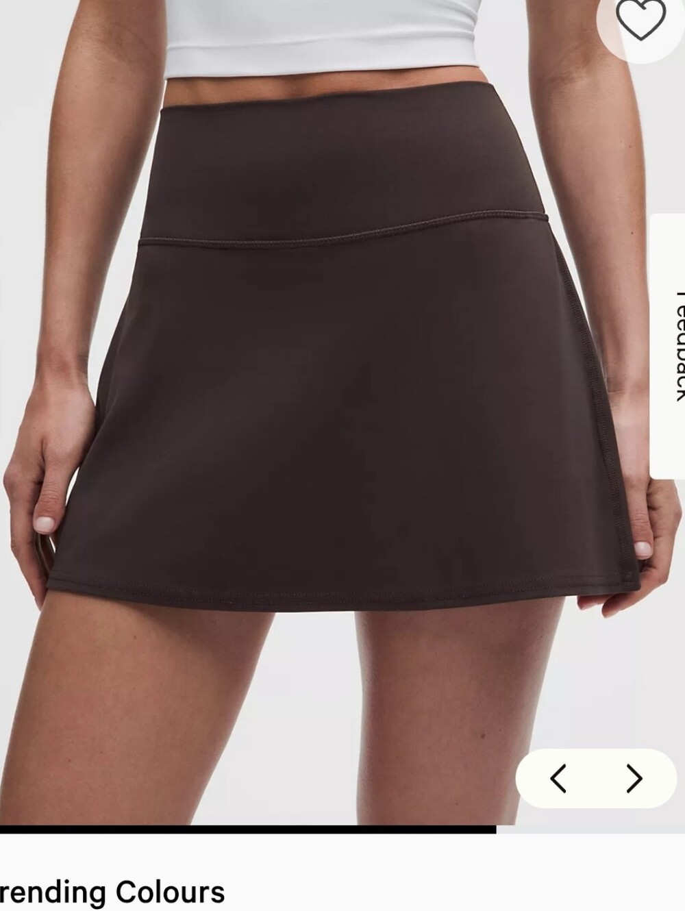 lululemon athletica Black Women's Athletic Skort
